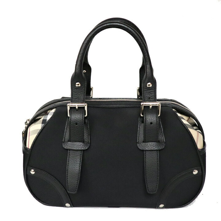 Burberry Handbag Leather Black 22 692